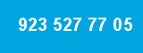 923 527 77 05 923 527 77 05